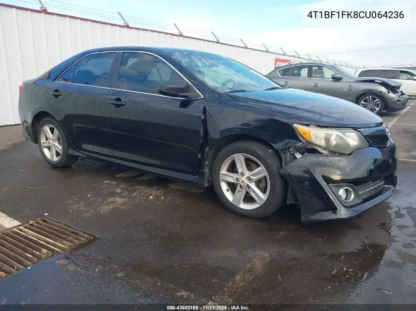 4T1BF1FK8CU064236 2012 Toyota Camry Se