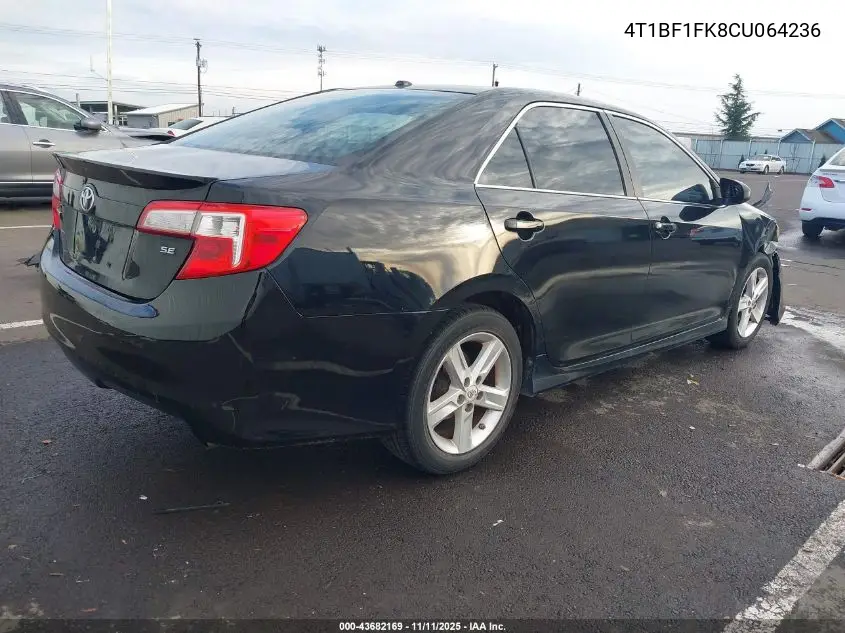 4T1BF1FK8CU064236 2012 Toyota Camry Se