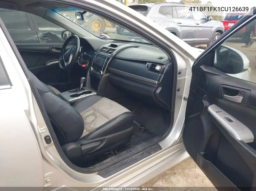 4T1BF1FK1CU126639 2012 Toyota Camry Se