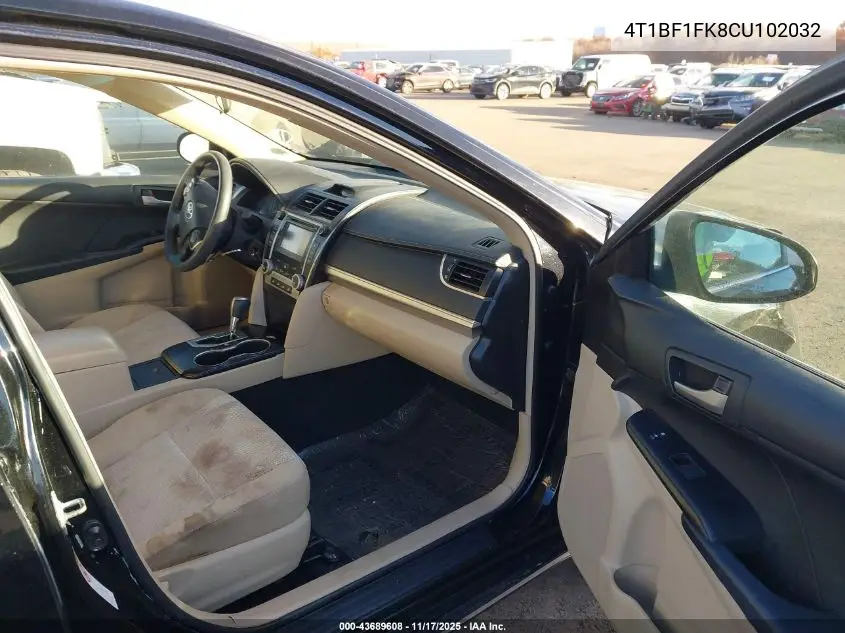 4T1BF1FK8CU102032 2012 Toyota Camry Le
