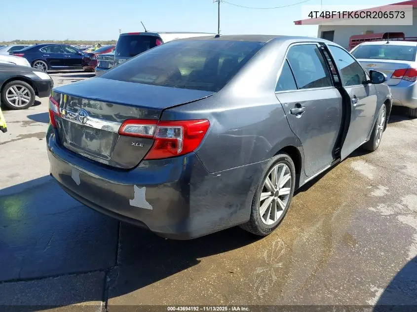 4T4BF1FK6CR206573 2012 Toyota Camry Xle