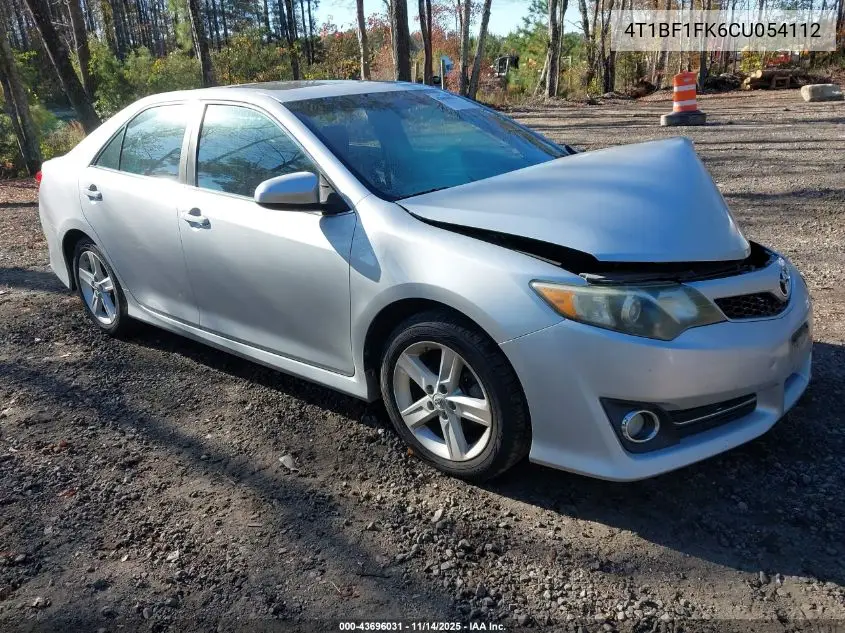 4T1BF1FK6CU054112 2012 Toyota Camry Se