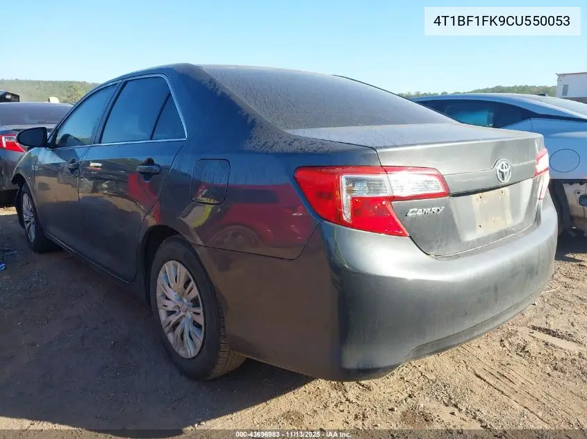 4T1BF1FK9CU550053 2012 Toyota Camry L