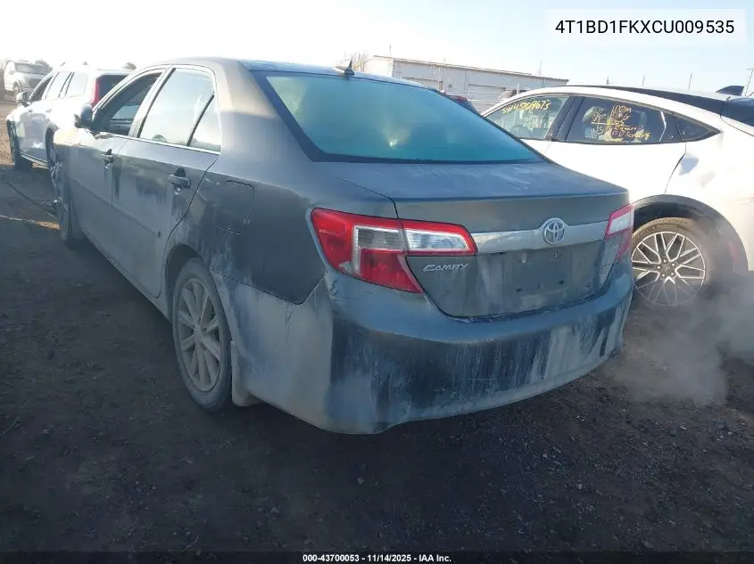 4T1BD1FKXCU009535 2012 Toyota Camry Hybrid Xle