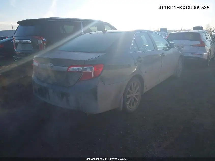4T1BD1FKXCU009535 2012 Toyota Camry Hybrid Xle