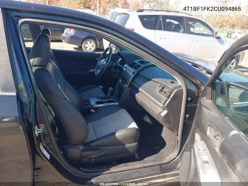 4T1BF1FK2CU094865 2012 Toyota Camry Se
