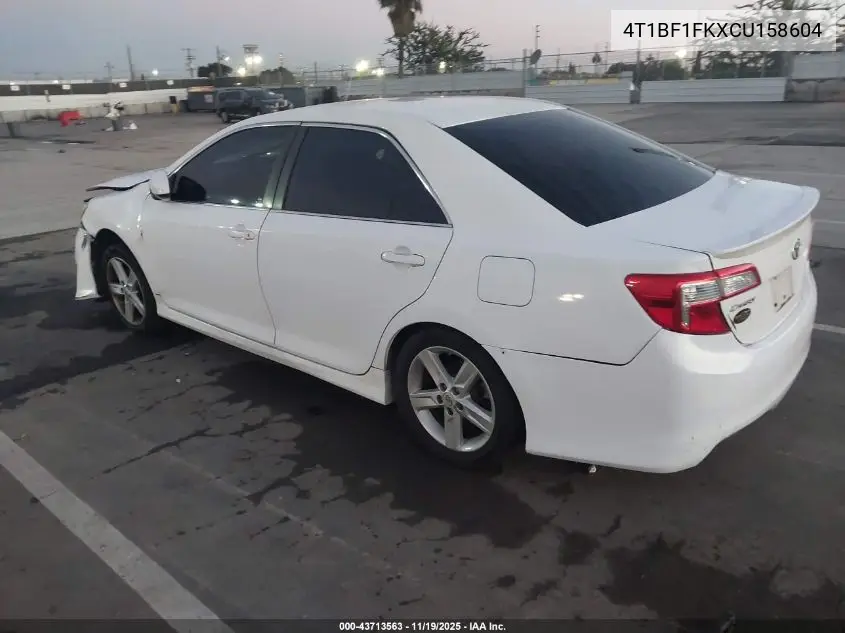 4T1BF1FKXCU158604 2012 Toyota Camry Se