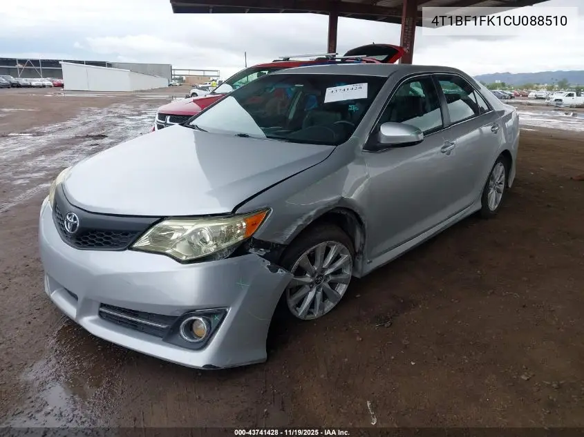 4T1BF1FK1CU088510 2012 Toyota Camry Se