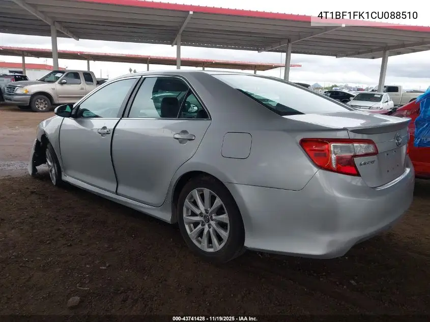 4T1BF1FK1CU088510 2012 Toyota Camry Se