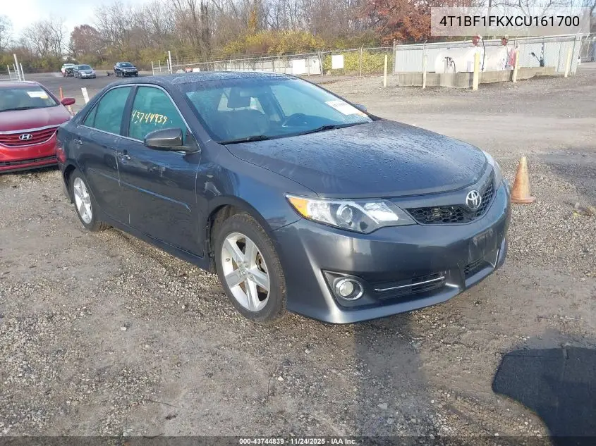 4T1BF1FKXCU161700 2012 Toyota Camry Se