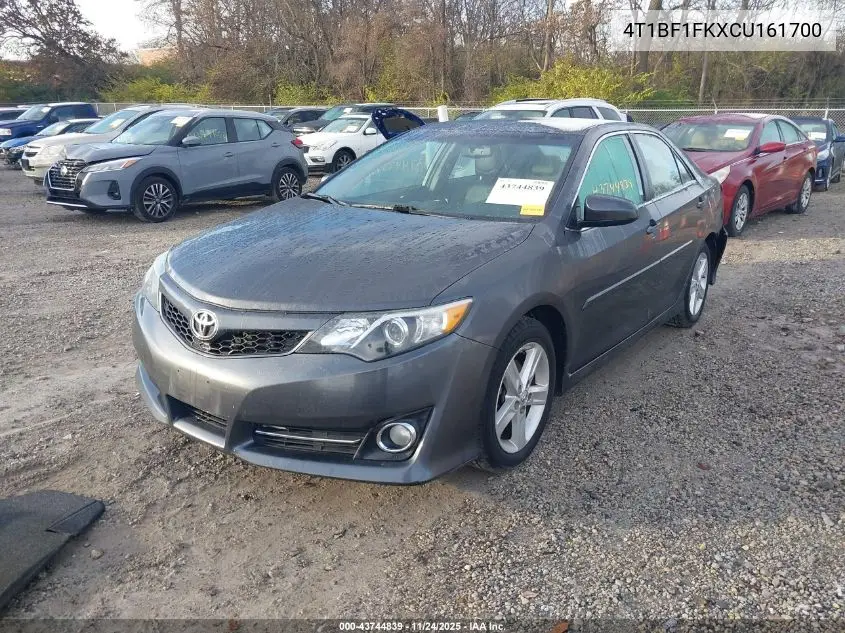 4T1BF1FKXCU161700 2012 Toyota Camry Se
