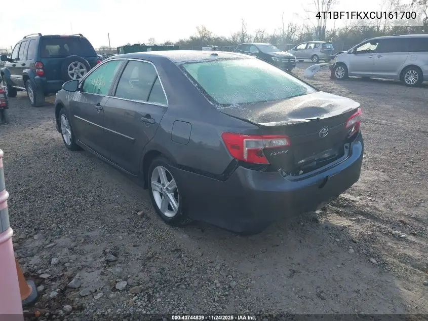 4T1BF1FKXCU161700 2012 Toyota Camry Se