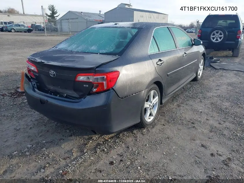 4T1BF1FKXCU161700 2012 Toyota Camry Se