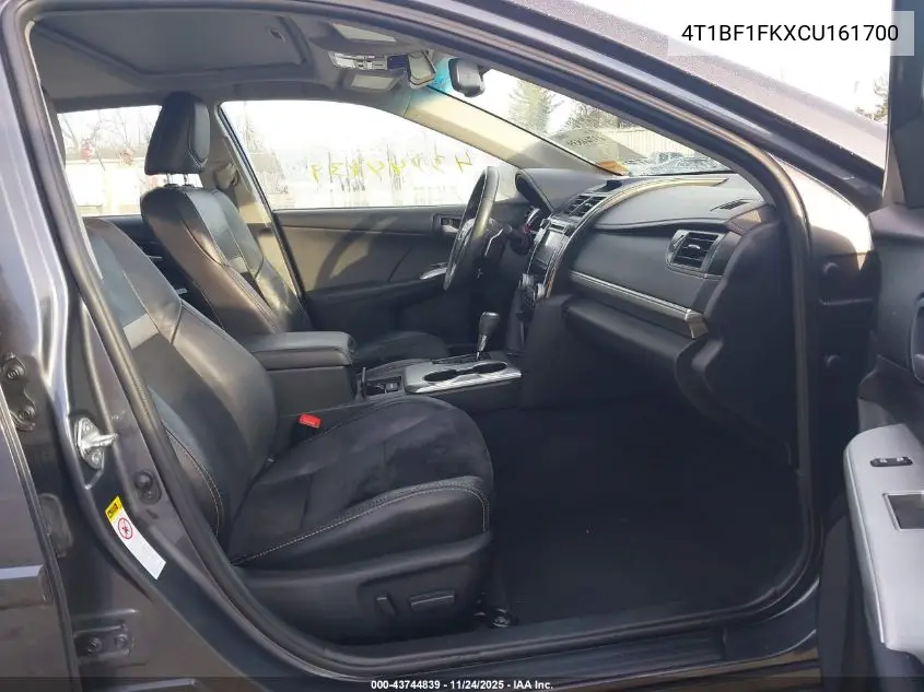 4T1BF1FKXCU161700 2012 Toyota Camry Se