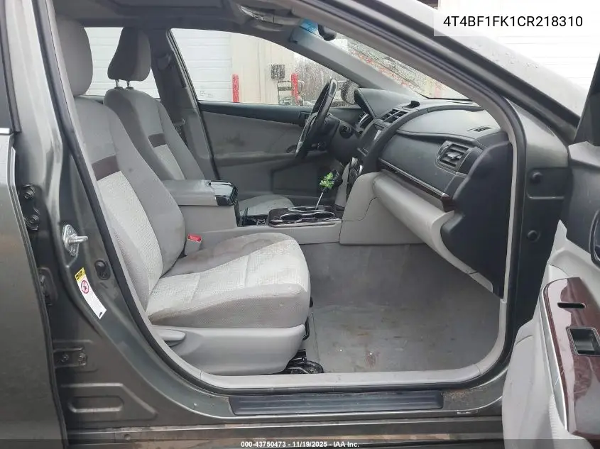 4T4BF1FK1CR218310 2012 Toyota Camry Xle
