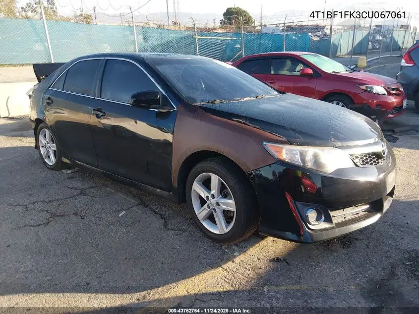 4T1BF1FK3CU067061 2012 Toyota Camry Se