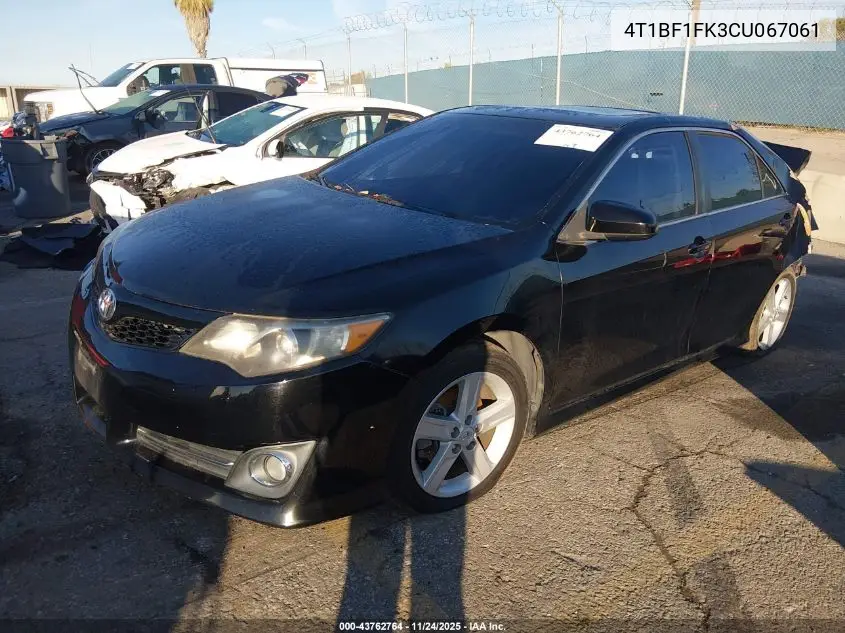 4T1BF1FK3CU067061 2012 Toyota Camry Se