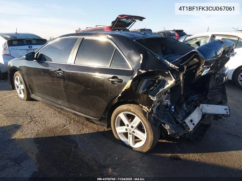 4T1BF1FK3CU067061 2012 Toyota Camry Se