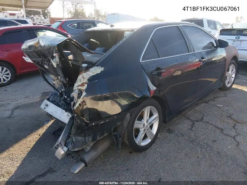 4T1BF1FK3CU067061 2012 Toyota Camry Se