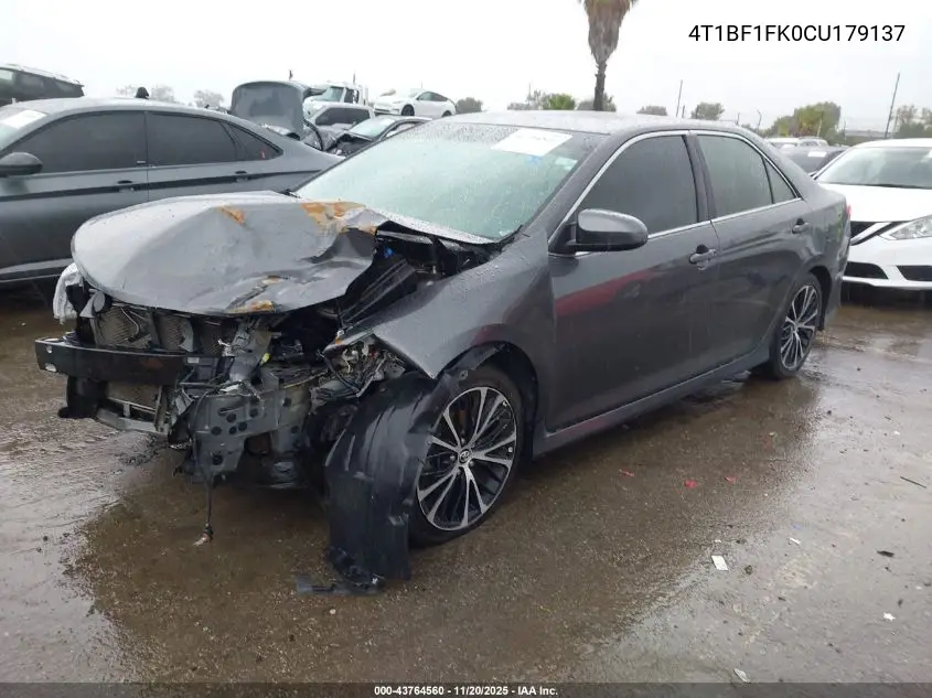 4T1BF1FK0CU179137 2012 Toyota Camry Se