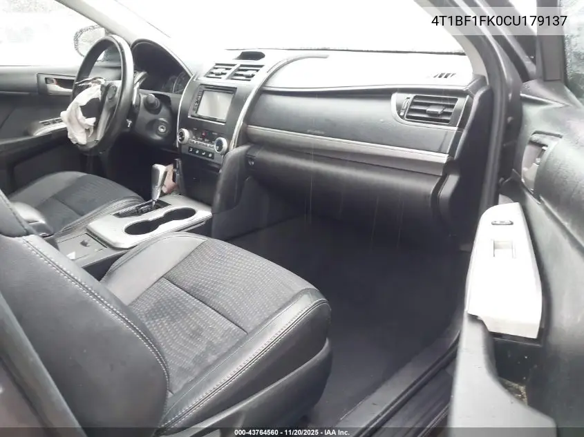 4T1BF1FK0CU179137 2012 Toyota Camry Se