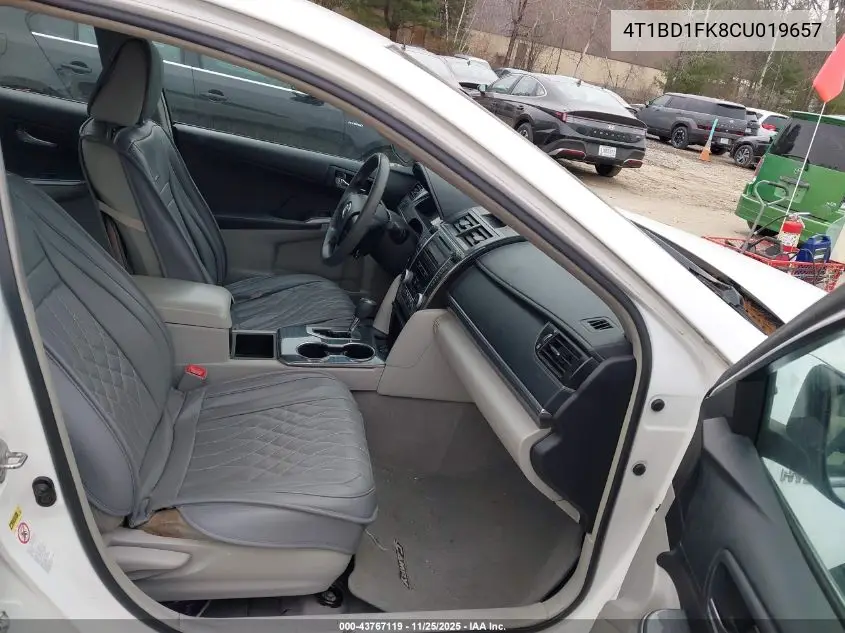 4T1BD1FK8CU019657 2012 Toyota Camry Hybrid Le