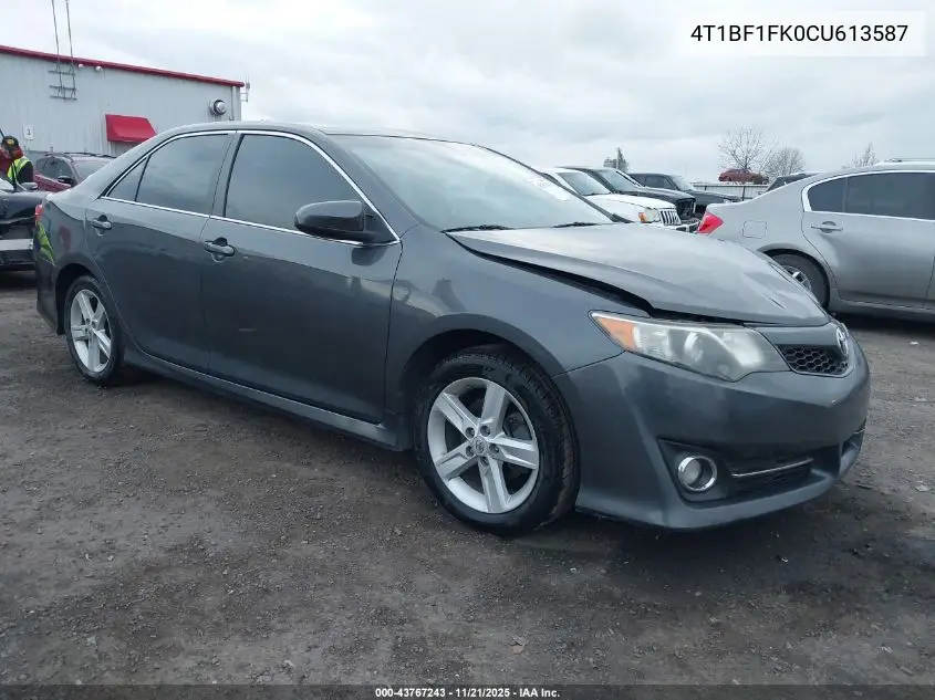 4T1BF1FK0CU613587 2012 Toyota Camry Se
