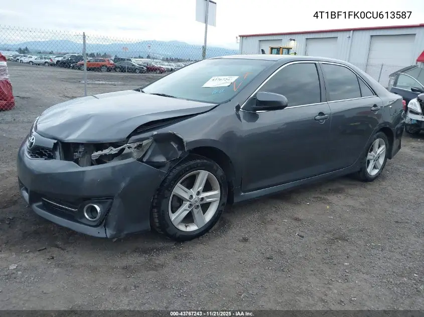 4T1BF1FK0CU613587 2012 Toyota Camry Se