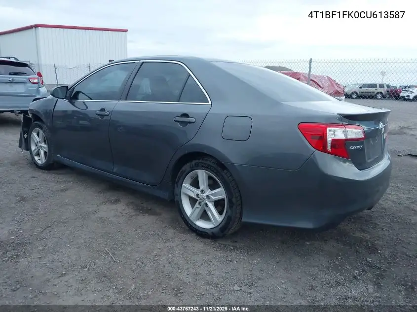 4T1BF1FK0CU613587 2012 Toyota Camry Se