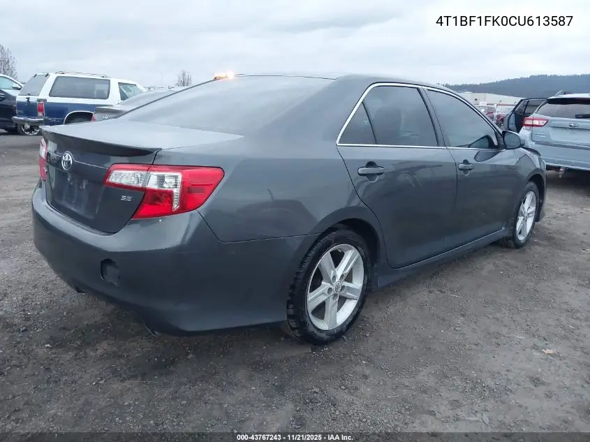 4T1BF1FK0CU613587 2012 Toyota Camry Se