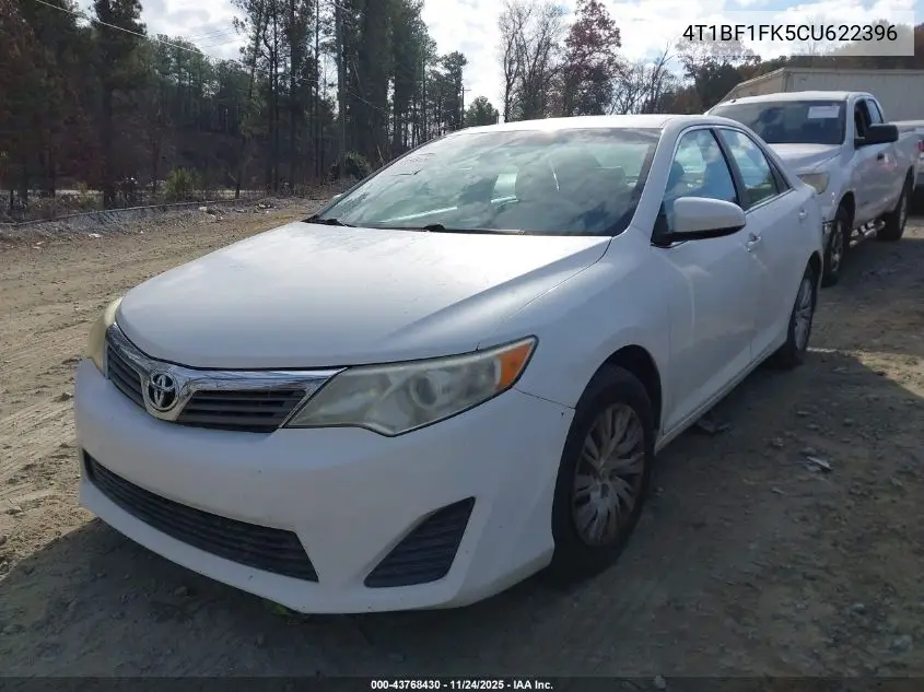 4T1BF1FK5CU622396 2012 Toyota Camry L