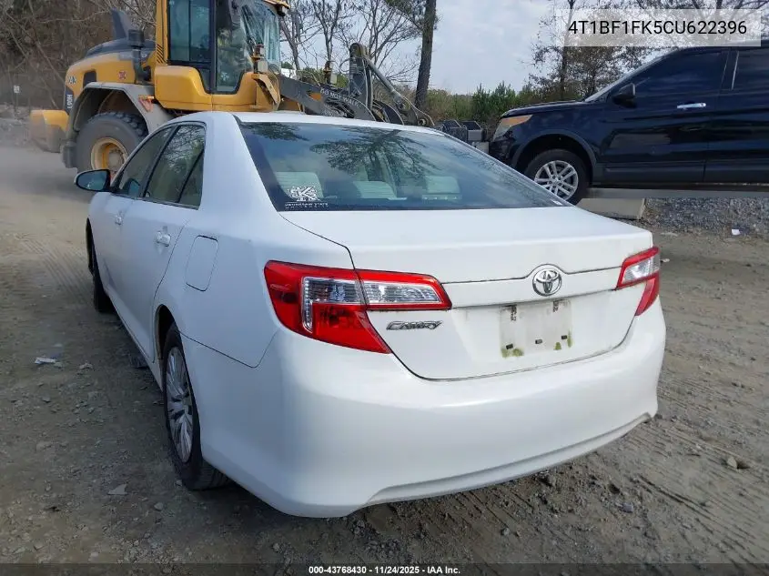 4T1BF1FK5CU622396 2012 Toyota Camry L