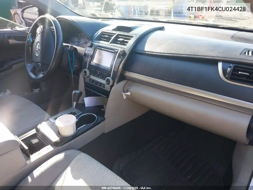 4T1BF1FK4CU024428 2012 Toyota Camry Le