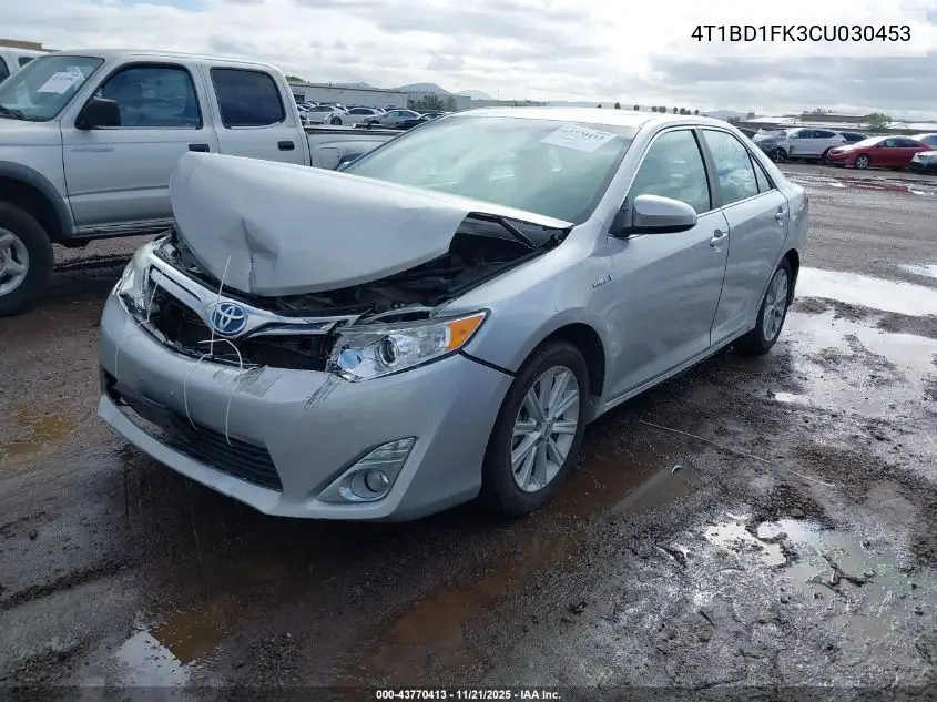 4T1BD1FK3CU030453 2012 Toyota Camry Hybrid Xle