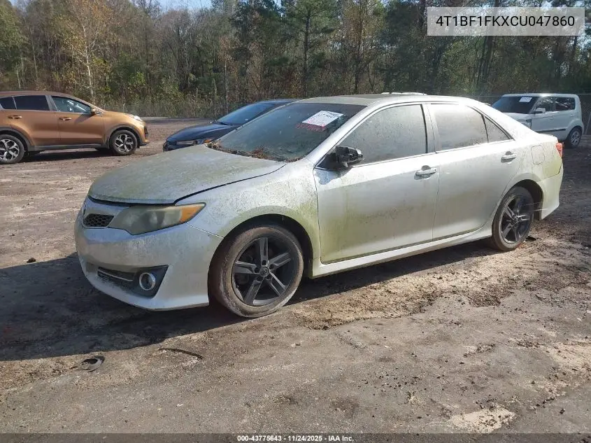 4T1BF1FKXCU047860 2012 Toyota Camry Se