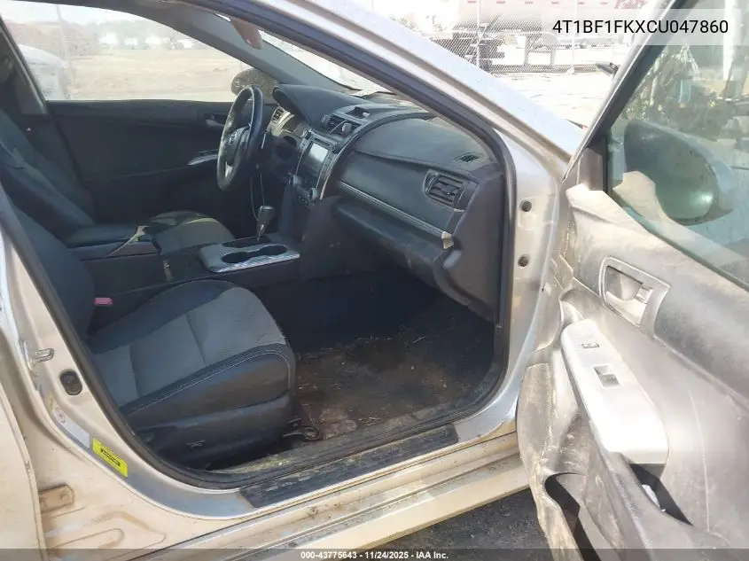 4T1BF1FKXCU047860 2012 Toyota Camry Se