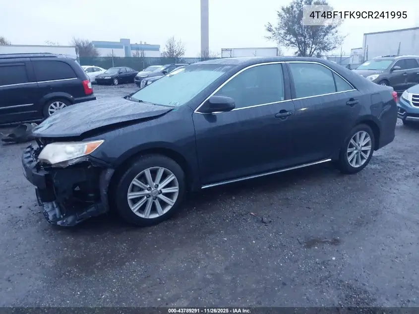 4T4BF1FK9CR241995 2012 Toyota Camry Xle