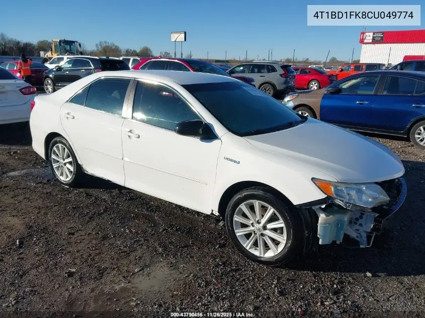 4T1BD1FK8CU049774 2012 Toyota Camry Hybrid Xle