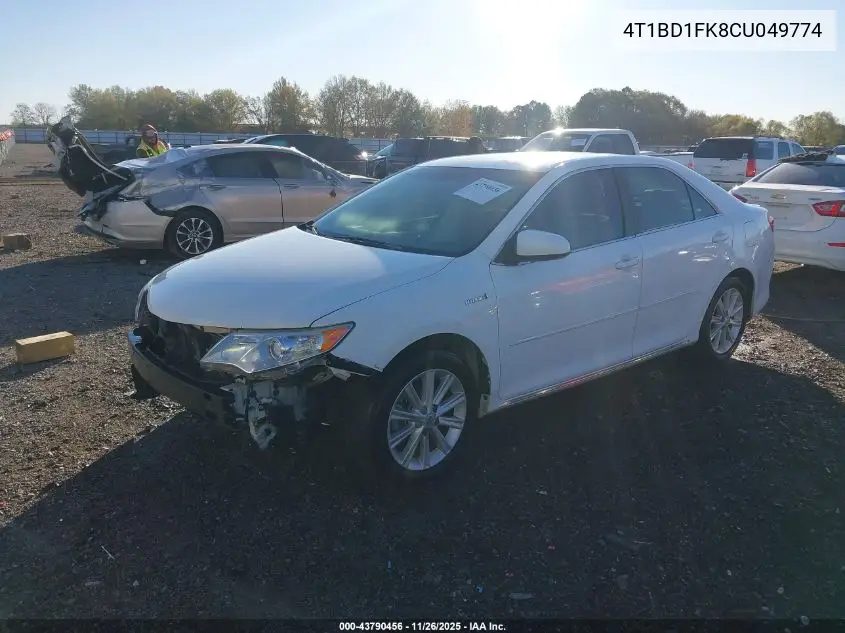 4T1BD1FK8CU049774 2012 Toyota Camry Hybrid Xle
