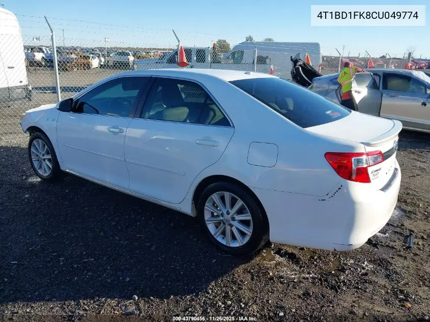 4T1BD1FK8CU049774 2012 Toyota Camry Hybrid Xle