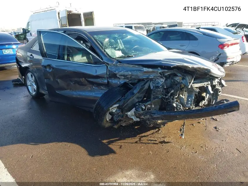 4T1BF1FK4CU102576 2012 Toyota Camry Se
