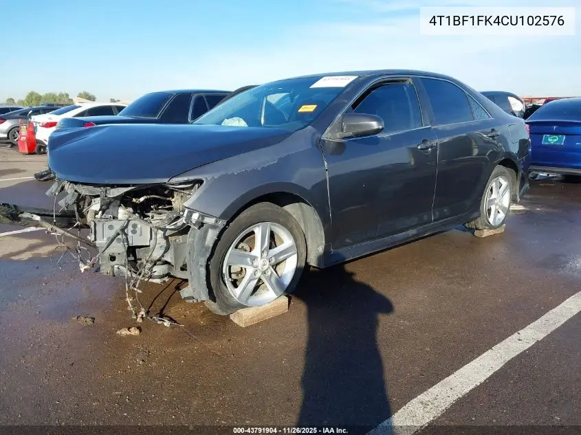 4T1BF1FK4CU102576 2012 Toyota Camry Se
