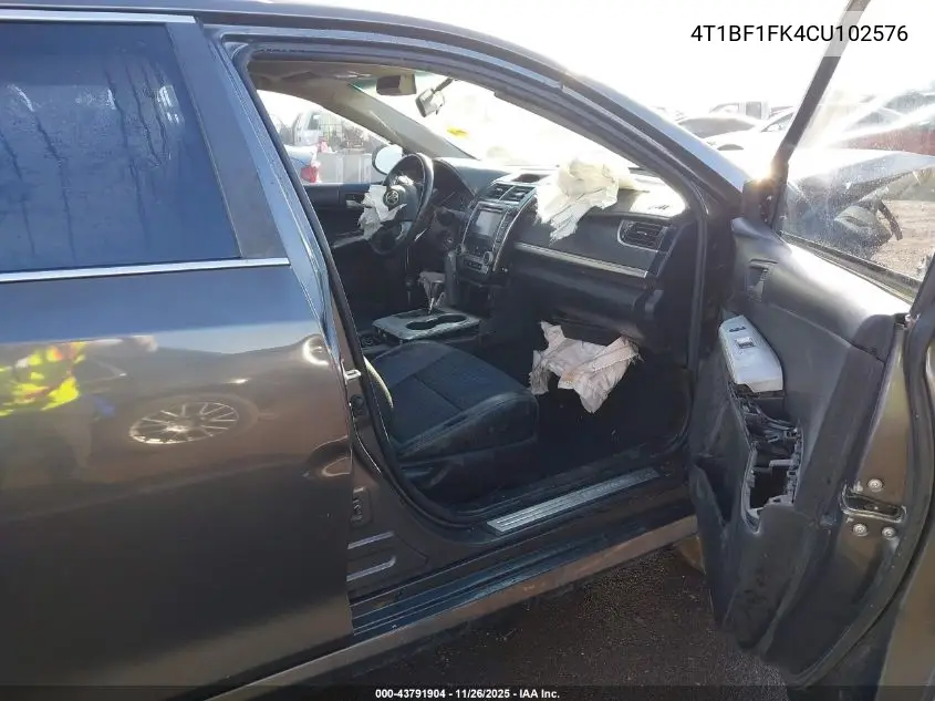 4T1BF1FK4CU102576 2012 Toyota Camry Se