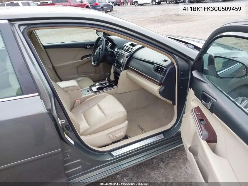 4T1BK1FK3CU509459 2012 Toyota Camry Xle V6