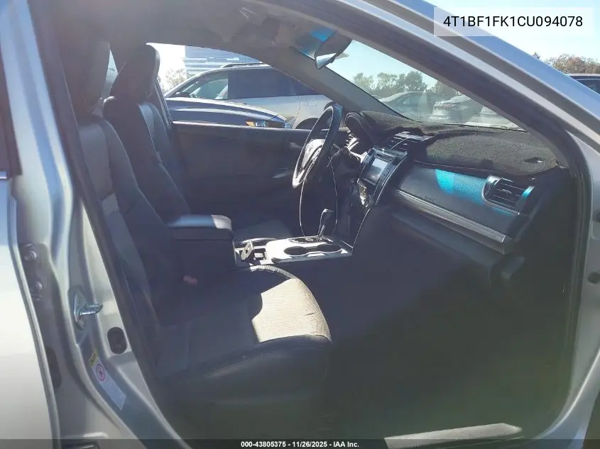 4T1BF1FK1CU094078 2012 Toyota Camry Se