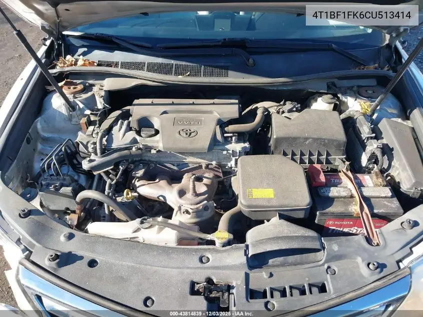 4T1BF1FK6CU513414 2012 Toyota Camry Xle