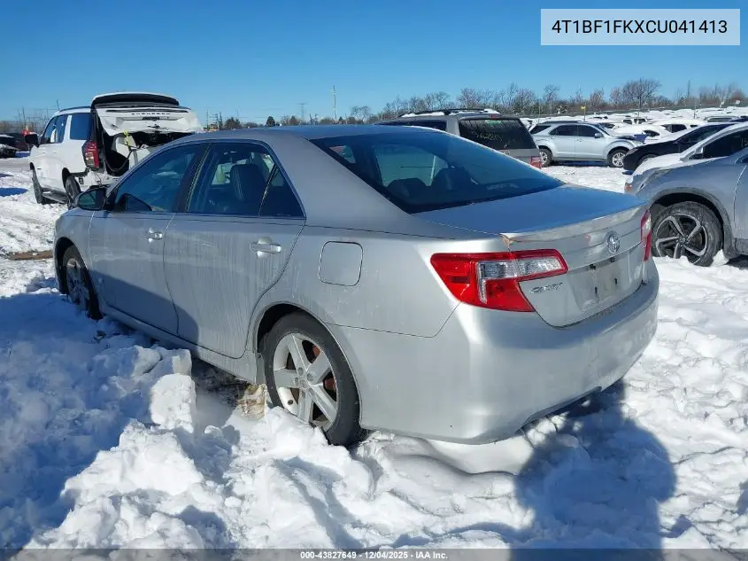 4T1BF1FKXCU041413 2012 Toyota Camry Se