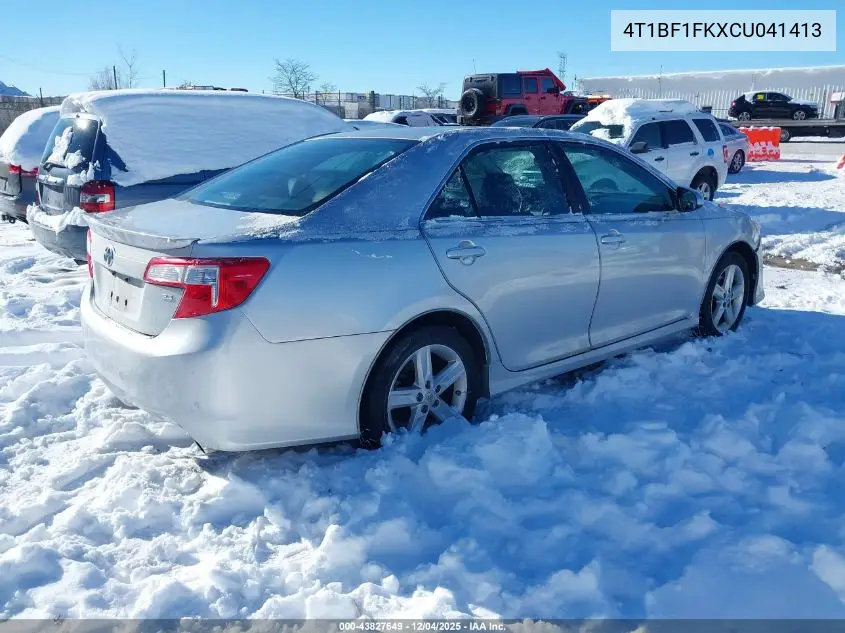 4T1BF1FKXCU041413 2012 Toyota Camry Se