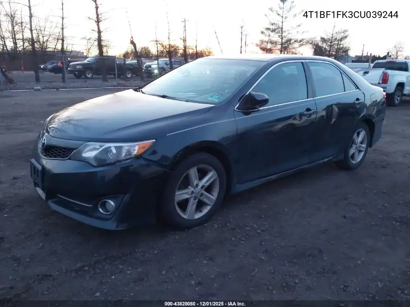 4T1BF1FK3CU039244 2012 Toyota Camry Se
