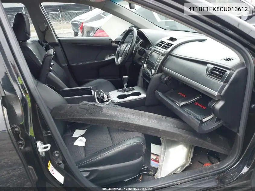 4T1BF1FK8CU013612 2012 Toyota Camry Se